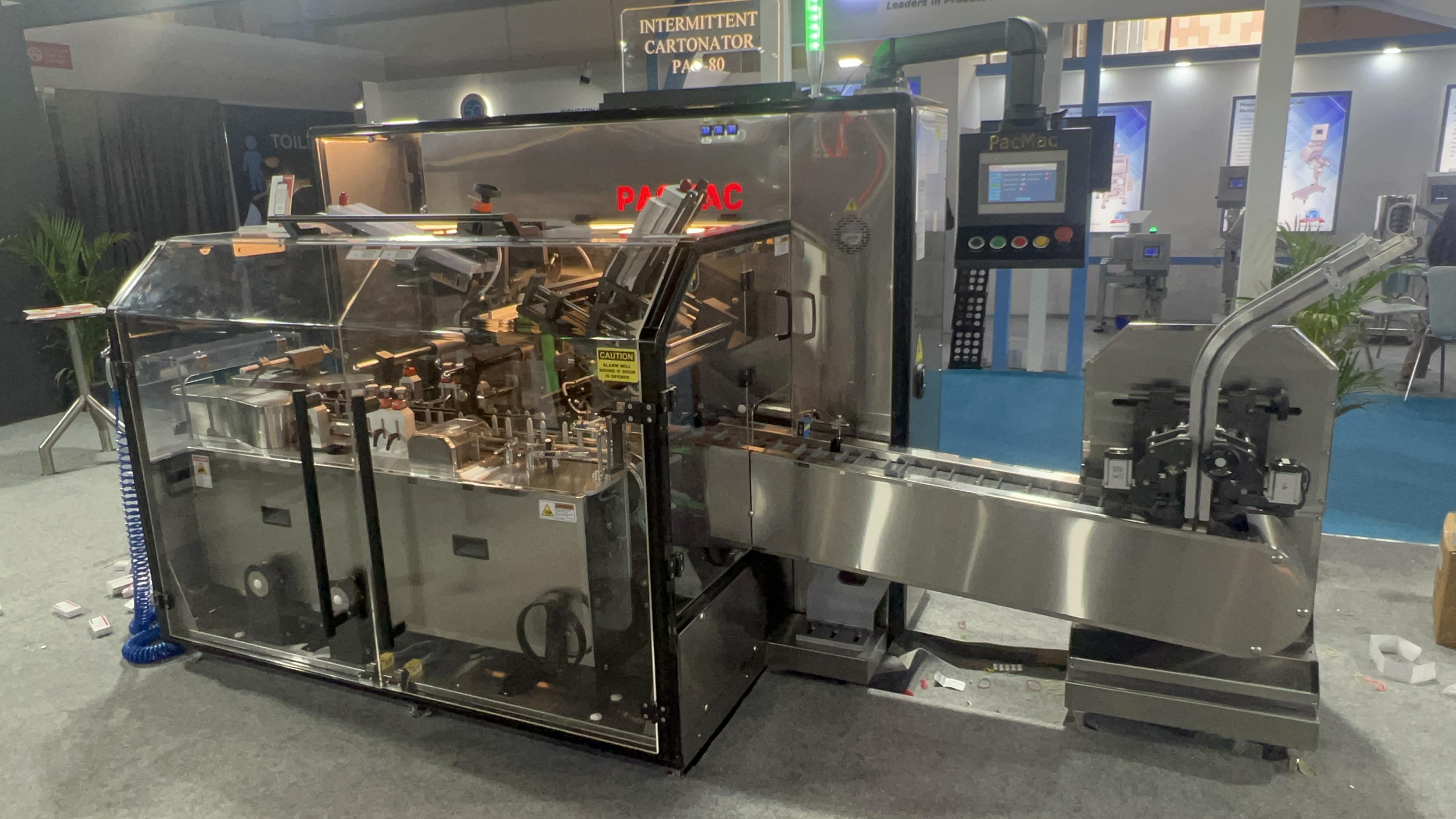 Pac Volt intermittent motion cartoning machine